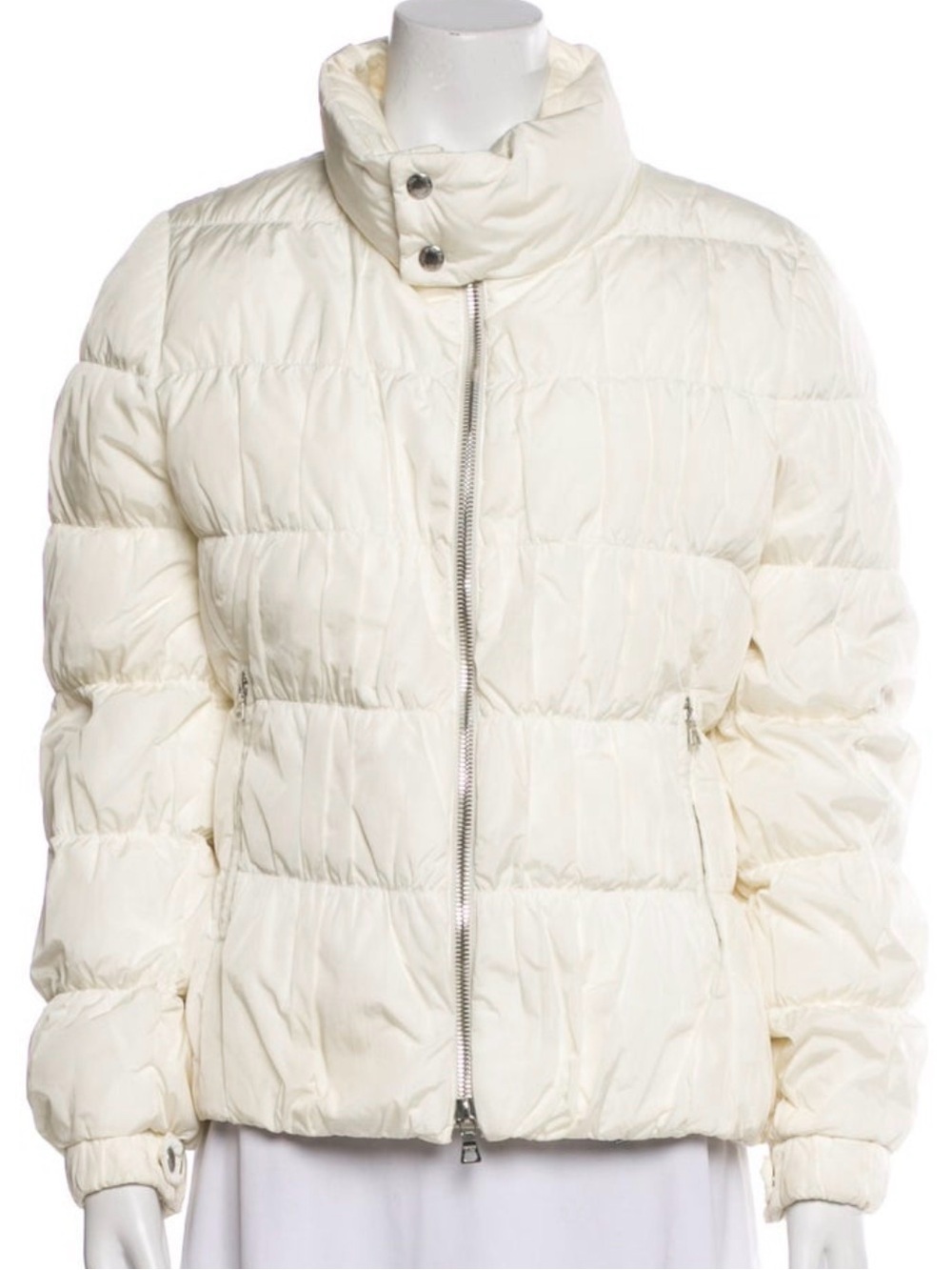 Prada white Puffer parka Jacket vintage coat